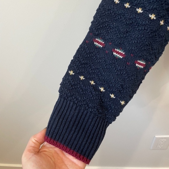 Jack Henry Knit Blue Men's Sweater - Picture 2 of 6